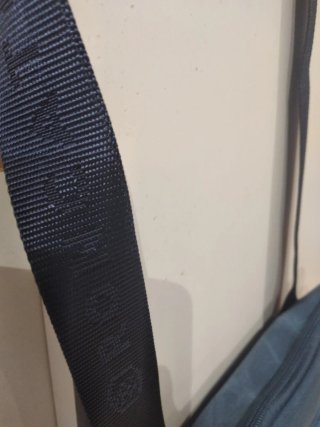 Tracolla uomo Roncato ecopelle blu