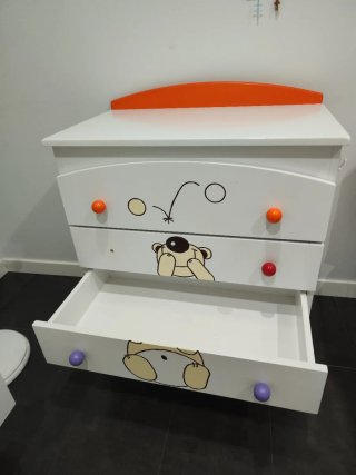 Dormitorio de bebe completo de osito