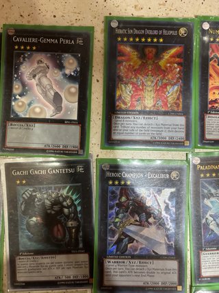 Lotto Carte Yu-Gi-Oh! Rare Xyz & Synchro