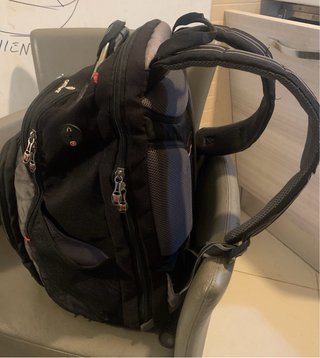 Zaino Swiss originale nero/grigio