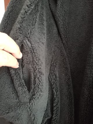 Jaqueta Bomber Forrada Sherpa Preta