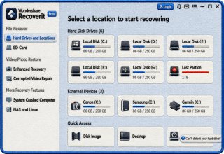 Software Wondershare Recoverit Recupero Dati