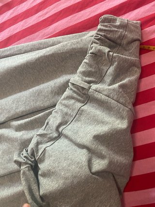 Falda gris tipo chándal