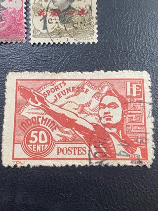 Sellos Indochina 1919-20 Usados y Nuevos