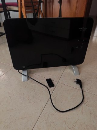 Calentador Cecotec Cristal con Mando