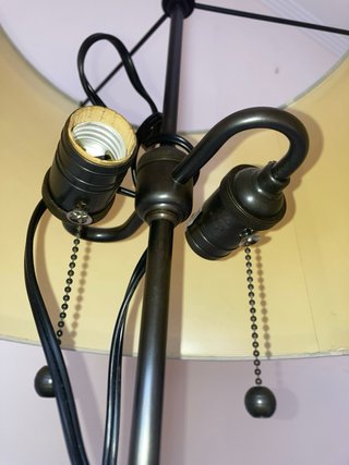 Lámparas de mesa tela vintage (tenemos 2)
