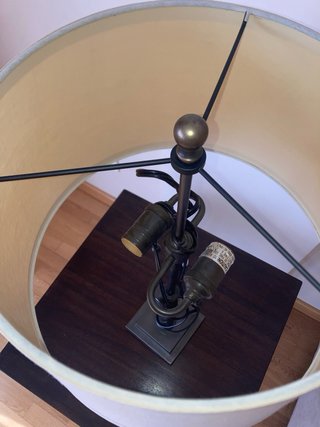 Lámparas de mesa tela vintage (tenemos 2)