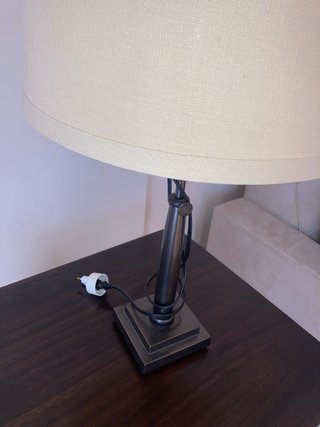 Lámparas de mesa tela vintage (tenemos 2)