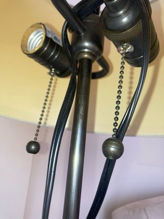 Lámparas de mesa tela vintage (tenemos 2)
