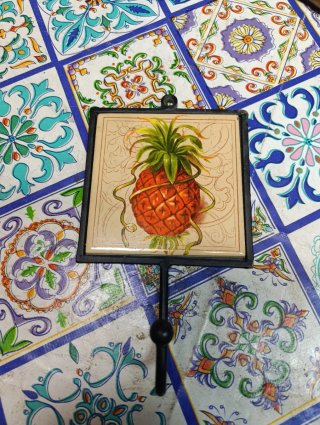 Appendiabiti in ceramica stile mediterraneo