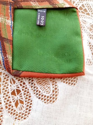 Cravatta vintage Balenciaga pura seta fantasia