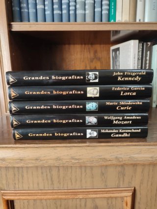 Colección 5 libros “Grandes Biografías”