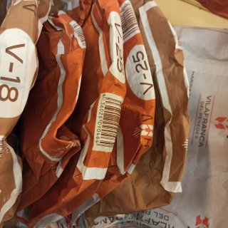 Lote 20 sacos vacíos de papel resistente