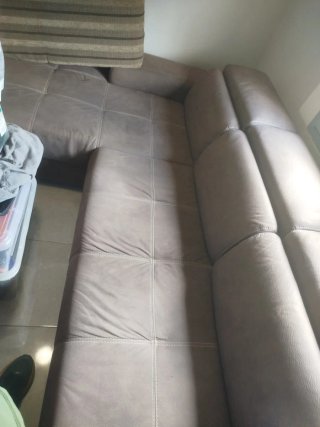 Sofá Cheslong convertible en cama