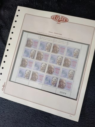 Sellos España 2003 (Premios Nobel)