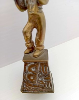 Figurinha Vintage Latão Portuguesa