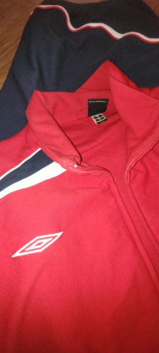 Chándal Umbro Hombre XXL Rojo y azul moreno