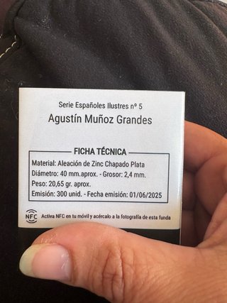 Moneda Conmemorativa División Azul Plata