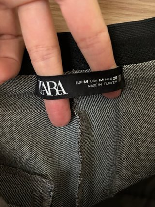 Pantalones de pinzas grises