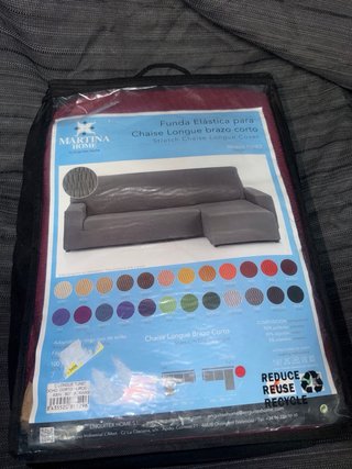 Funda Elástica Chaise Longe Derecho Burdeos
