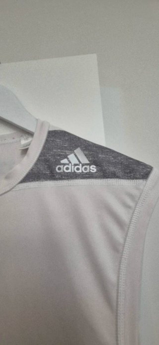 Camiseta Adidas Tirantes Blanca Techfit
