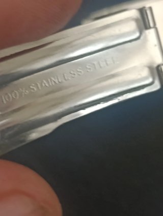 Armis correa reloj vintage NOS plata