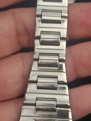 Armis correa reloj vintage NOS plata