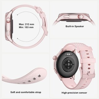 NUEVO Reloj Inteligente AMOLED 1.46 Rosa/Plata