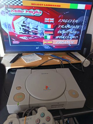 PlayStation 1 Sony  + Juego Mille Miglia