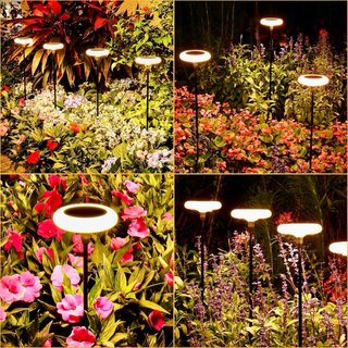 Luci solari LED da esterno (4 pz)