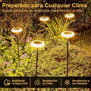 Luci solari LED da esterno (4 pz)