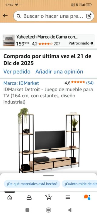 Mueble TV IDMarket Detroit