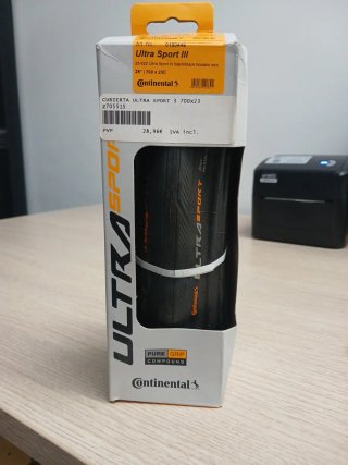 Cubierta Continental Ultra Sport III 700x23