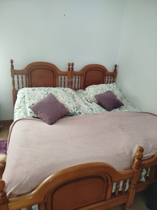 2 Camas de 90 cm madera