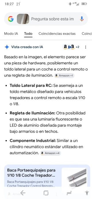 Baca portaequipajes para coches RC