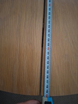 Mesa de centro madera y yute