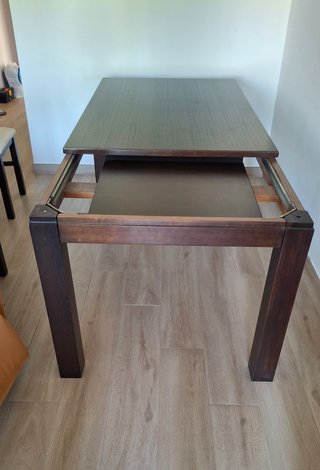 Mesa comedor madera de 140x90cm extensible