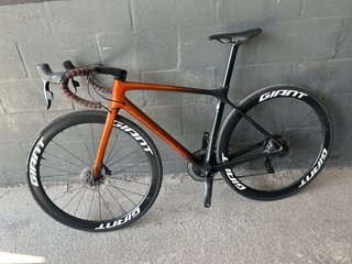 Bicicleta Carretera Giant TCR Naranja talla S