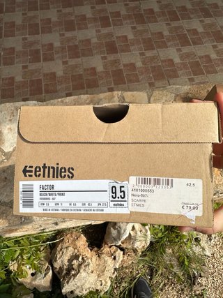 Etnies Scarpe Sneakers Nero skateboarding 42.5