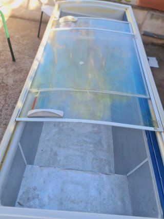 Congelador horizontal con tapa de cristal