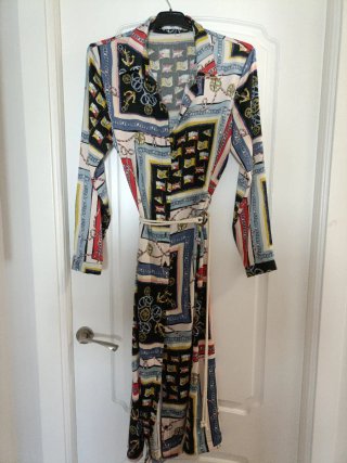 Vestido Patchwork Marinero Talla M