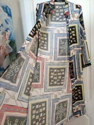 Vestido Patchwork Marinero Talla M