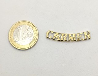 Colgante Nombre CARMEN de oro de 18k, 1.06 g.