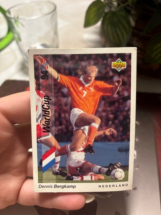 Cromo Dennis Bergkamp Mundial 94 Upper Deck