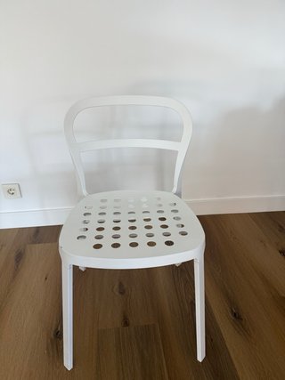 Silla blanca Ikea