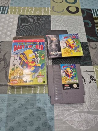 THE SIMPSONS BART VS THE WORLD Nintendo Nes 🇪🇦