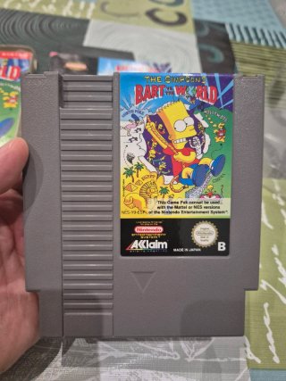 THE SIMPSONS BART VS THE WORLD Nintendo Nes 🇪🇦