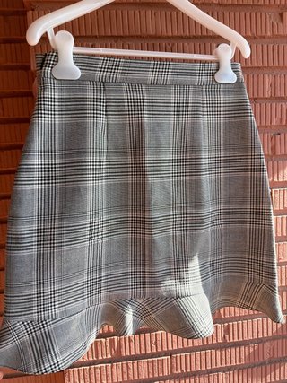 Falda Zara cuadros Talla XS