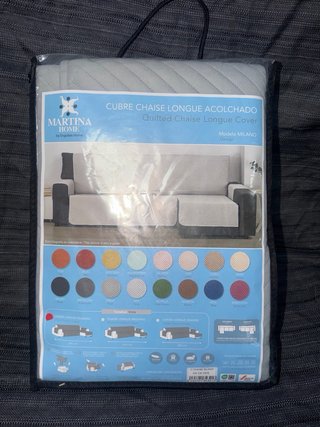 Funda Cubre Chaise Longe Reversible Gris NUEVA !