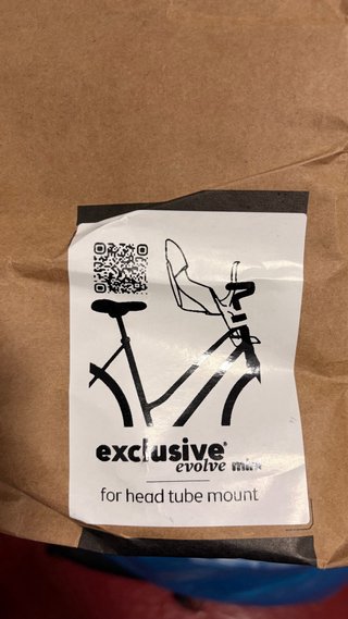 Soporte niño bici Bobike (delantera) nueva